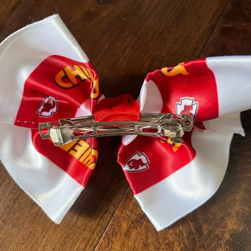 Kansas City Chiefs hair barrette